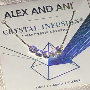 ALEX AND ANI crystal infusions bracelet IRIDESCENT